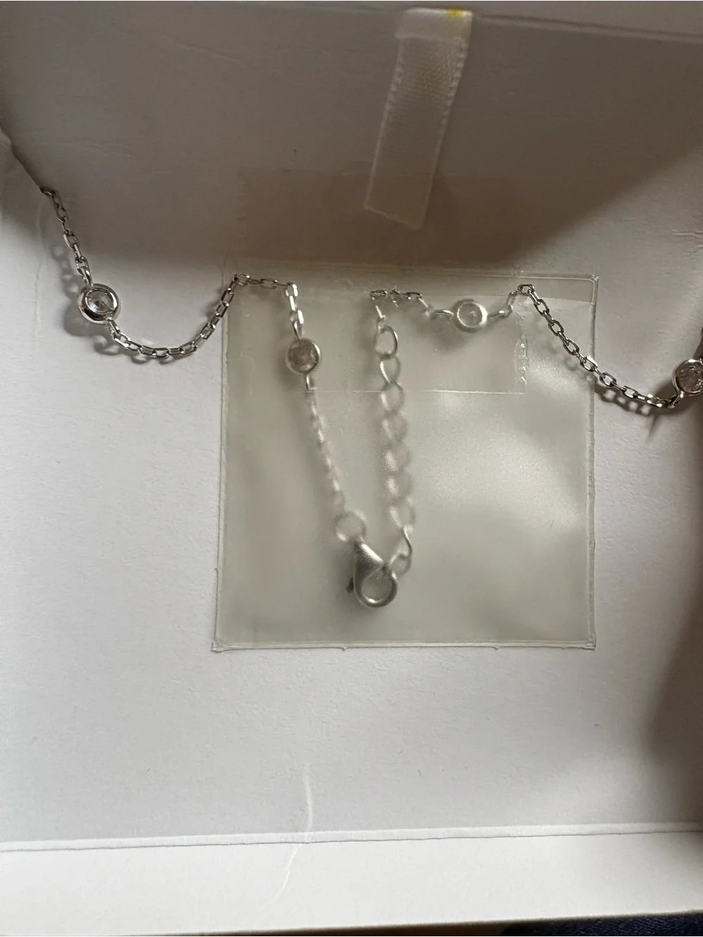 Tabitha Webb Starfish Sterling Silver Anklet w/ CZ Accents NIB